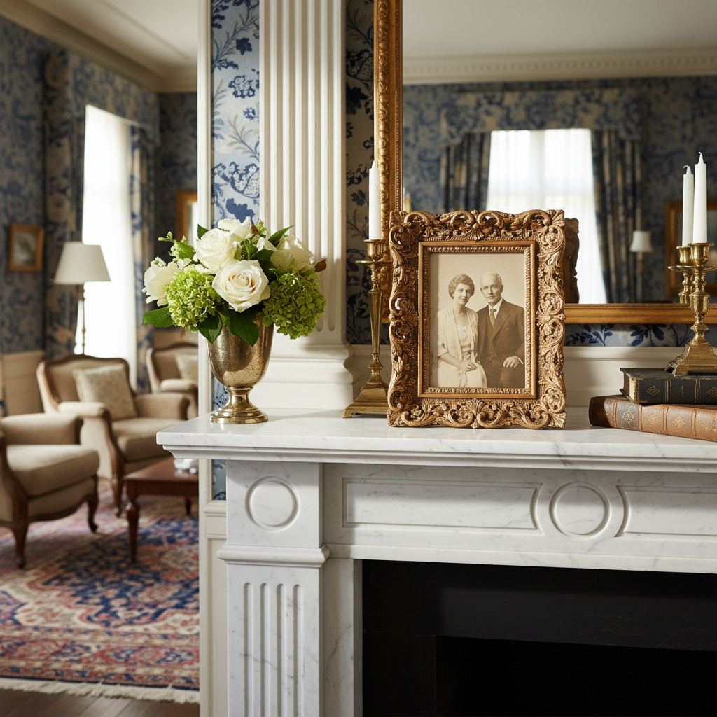 Gold Ornate Frame - Luxury Lifestyle Display
