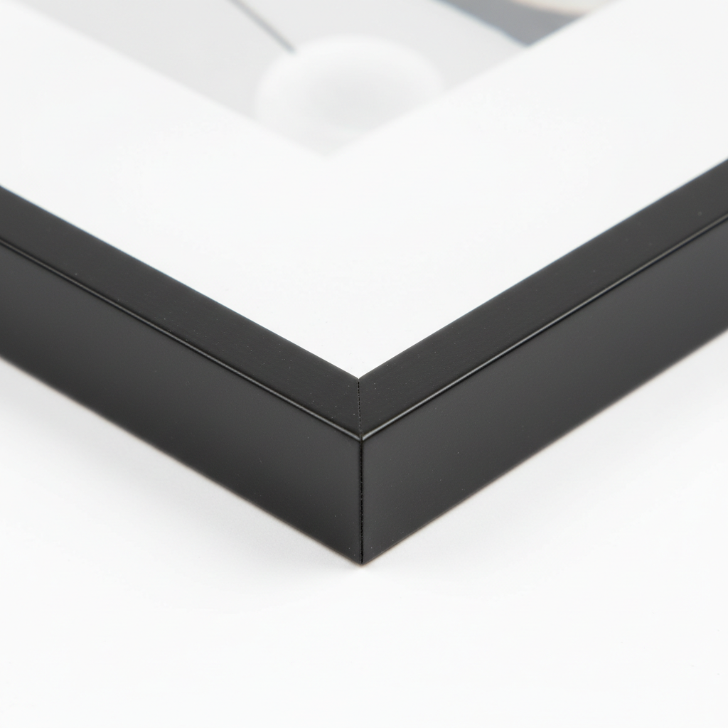 Black Metal Photo Frame 8x10 - Corner Detail