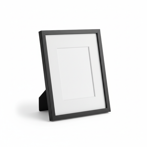 Black Metal Photo Frame 8x10 - Front View