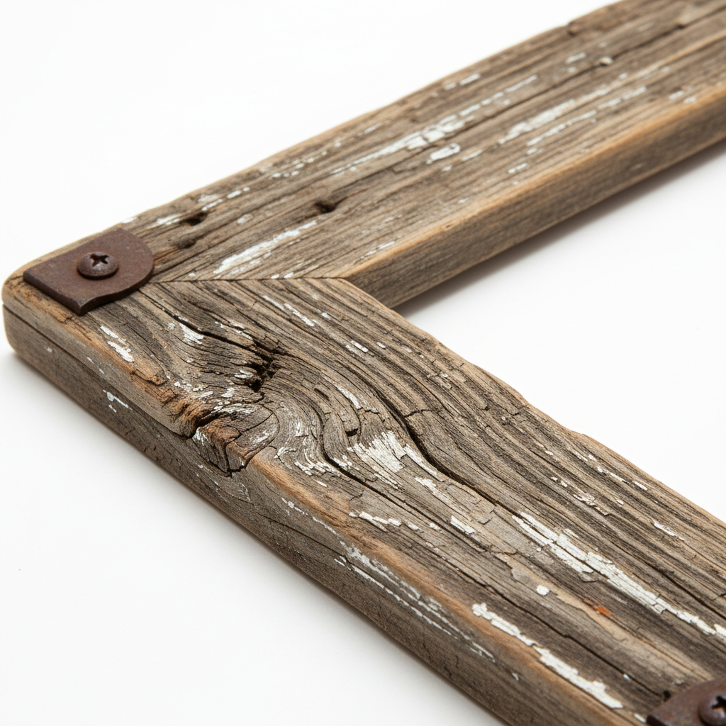 Rustic Barnwood Frame - Wood Texture Detail